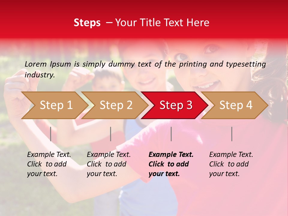Happy Outside Athletic PowerPoint Template