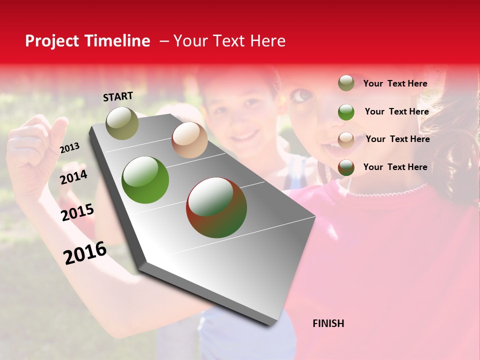 Happy Outside Athletic PowerPoint Template