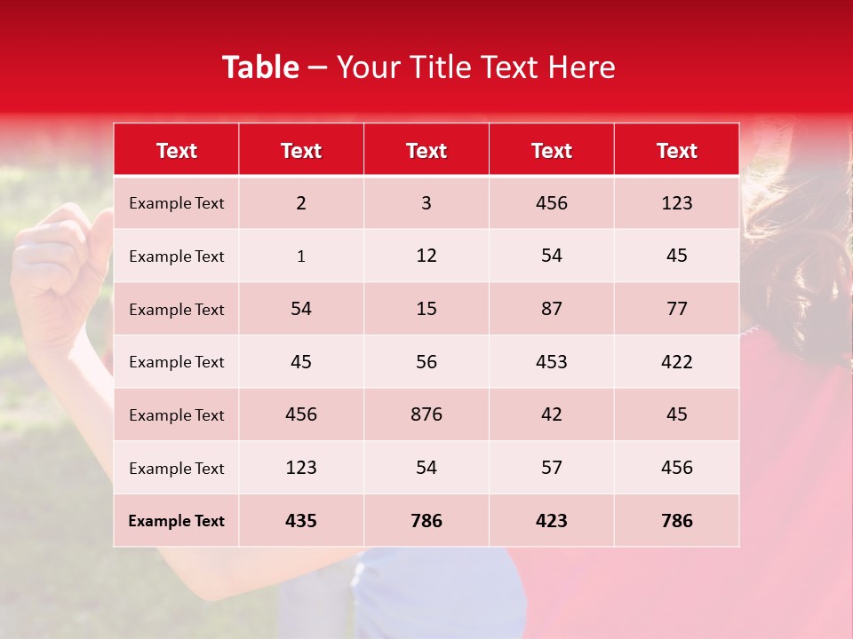 Happy Outside Athletic PowerPoint Template