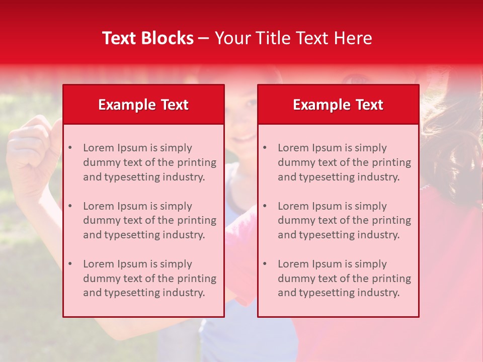 Happy Outside Athletic PowerPoint Template