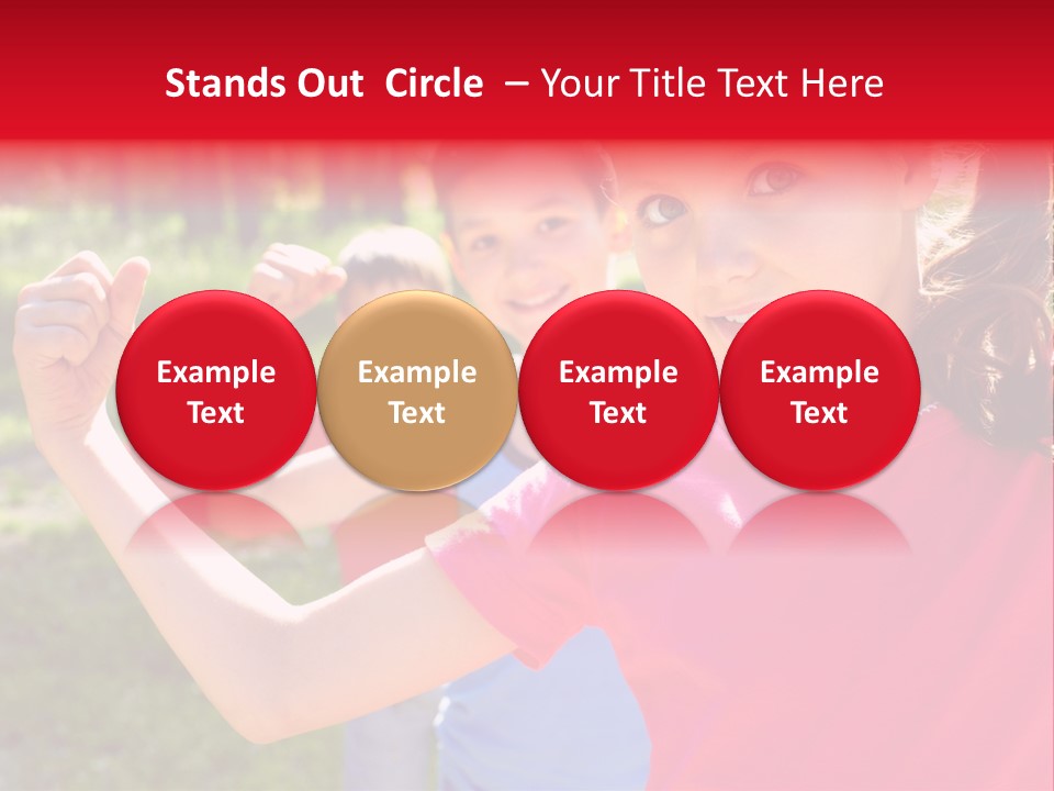 Happy Outside Athletic PowerPoint Template