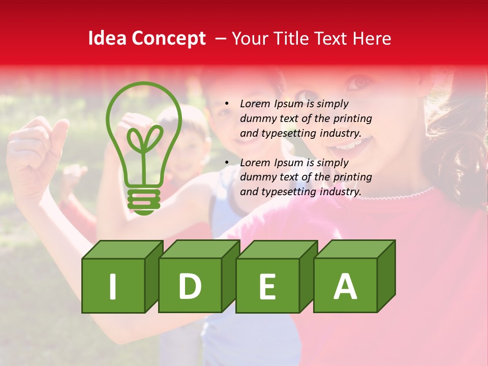 Happy Outside Athletic PowerPoint Template