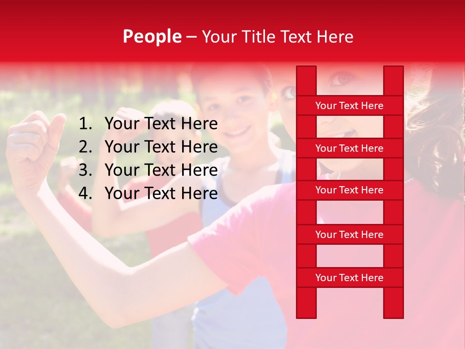 Happy Outside Athletic PowerPoint Template