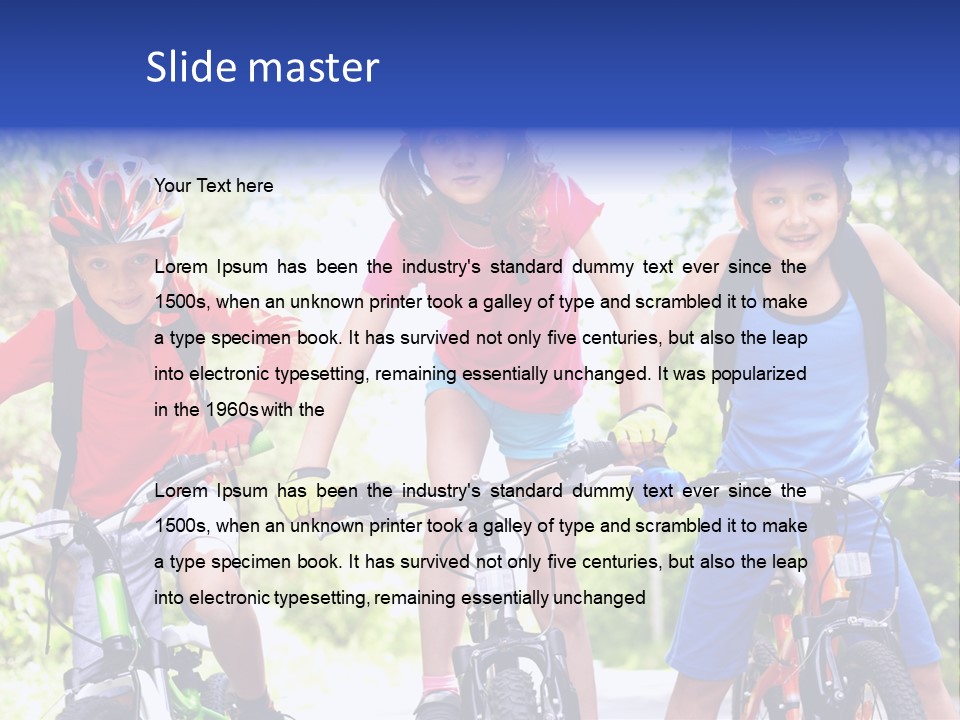 Happy Male Caucasian PowerPoint Template