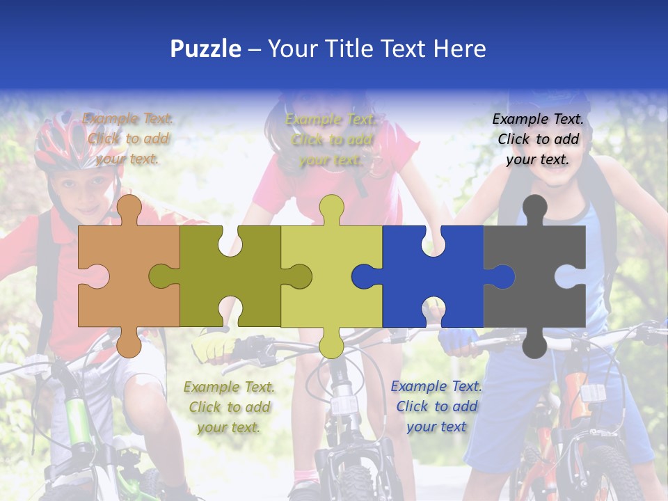 Happy Male Caucasian PowerPoint Template