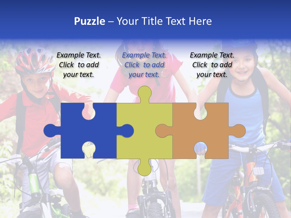 Happy Male Caucasian PowerPoint Template