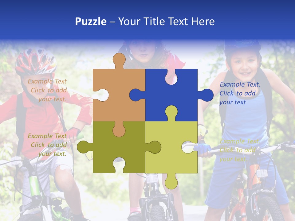 Happy Male Caucasian PowerPoint Template