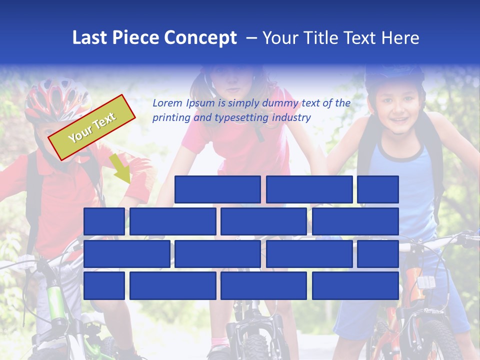 Happy Male Caucasian PowerPoint Template