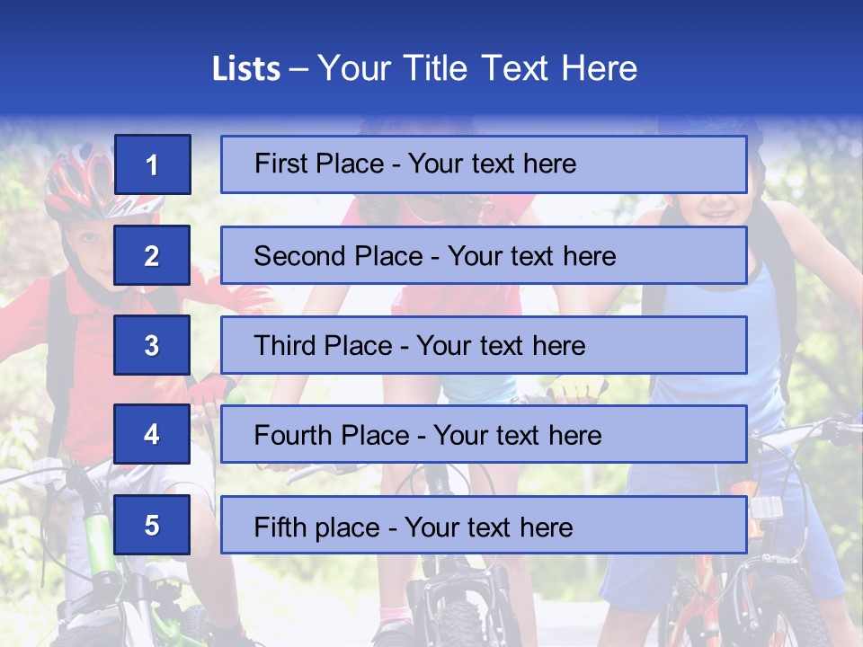 Happy Male Caucasian PowerPoint Template