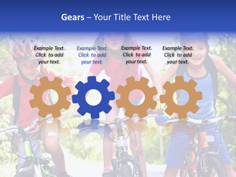 Happy Male Caucasian PowerPoint Template