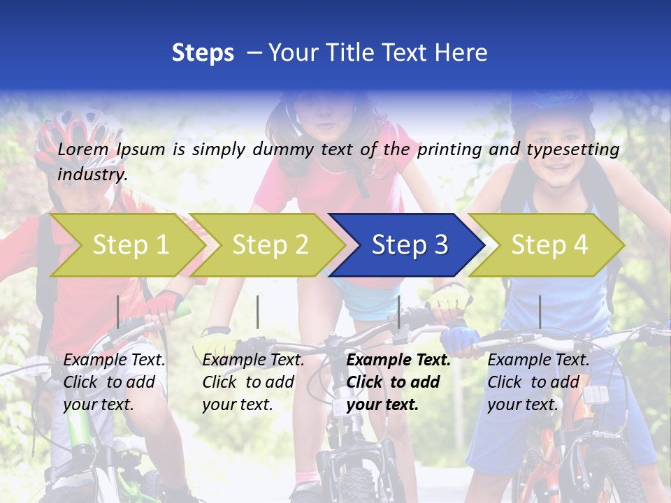 Happy Male Caucasian PowerPoint Template