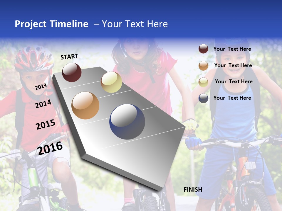 Happy Male Caucasian PowerPoint Template