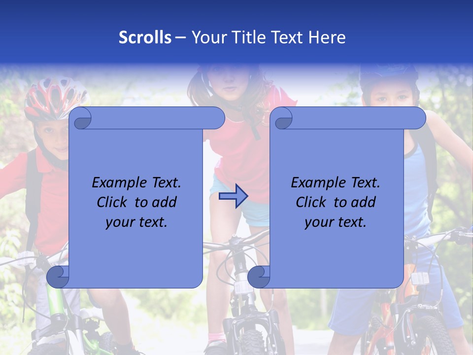 Happy Male Caucasian PowerPoint Template
