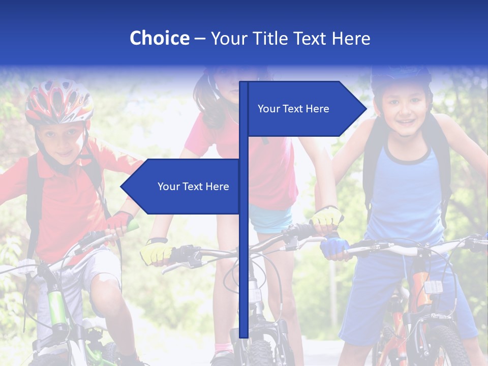 Happy Male Caucasian PowerPoint Template