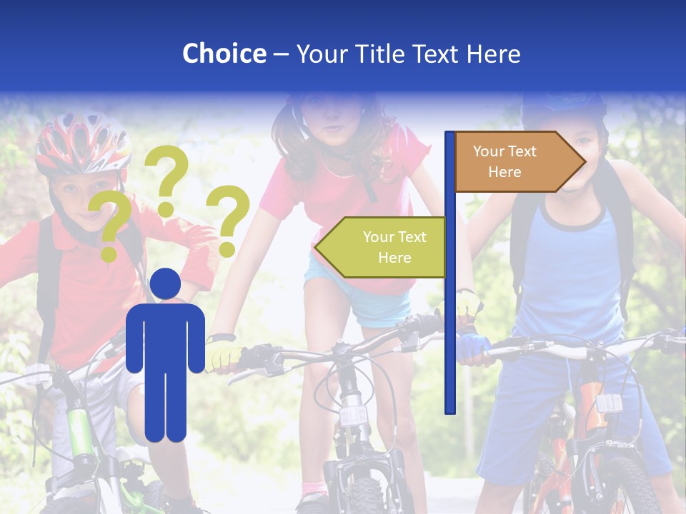 Happy Male Caucasian PowerPoint Template