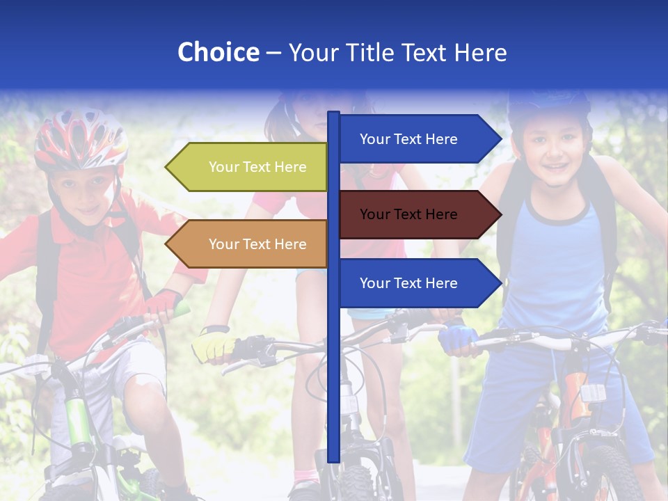 Happy Male Caucasian PowerPoint Template