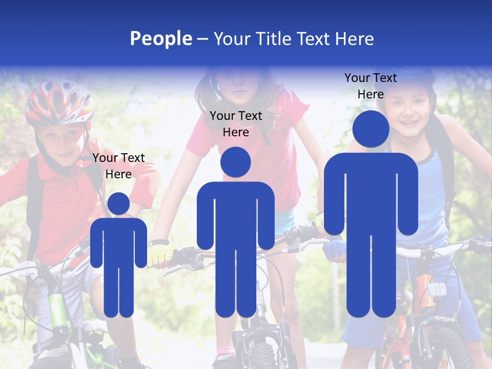 Happy Male Caucasian PowerPoint Template