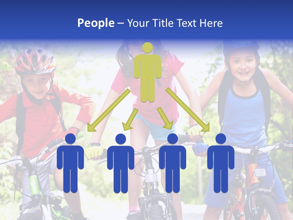 Happy Male Caucasian PowerPoint Template