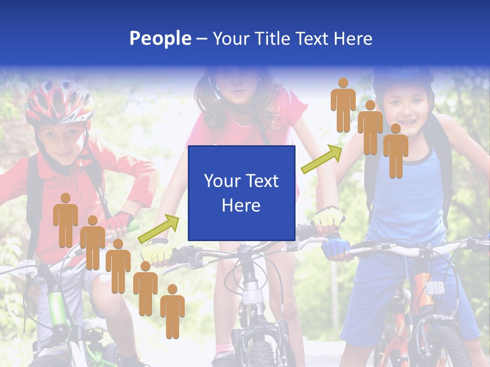 Happy Male Caucasian PowerPoint Template