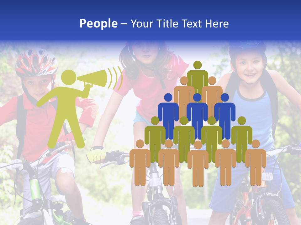 Happy Male Caucasian PowerPoint Template