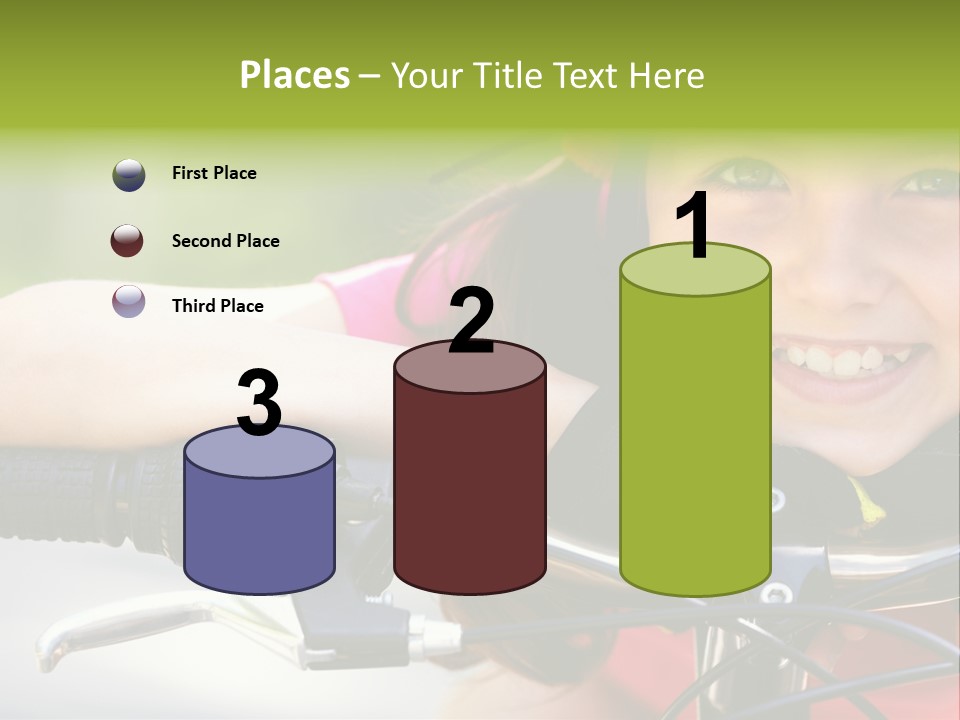 Person Young Cycle PowerPoint Template