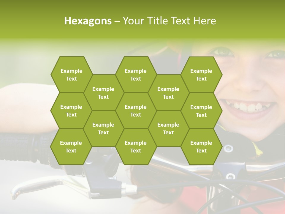 Person Young Cycle PowerPoint Template