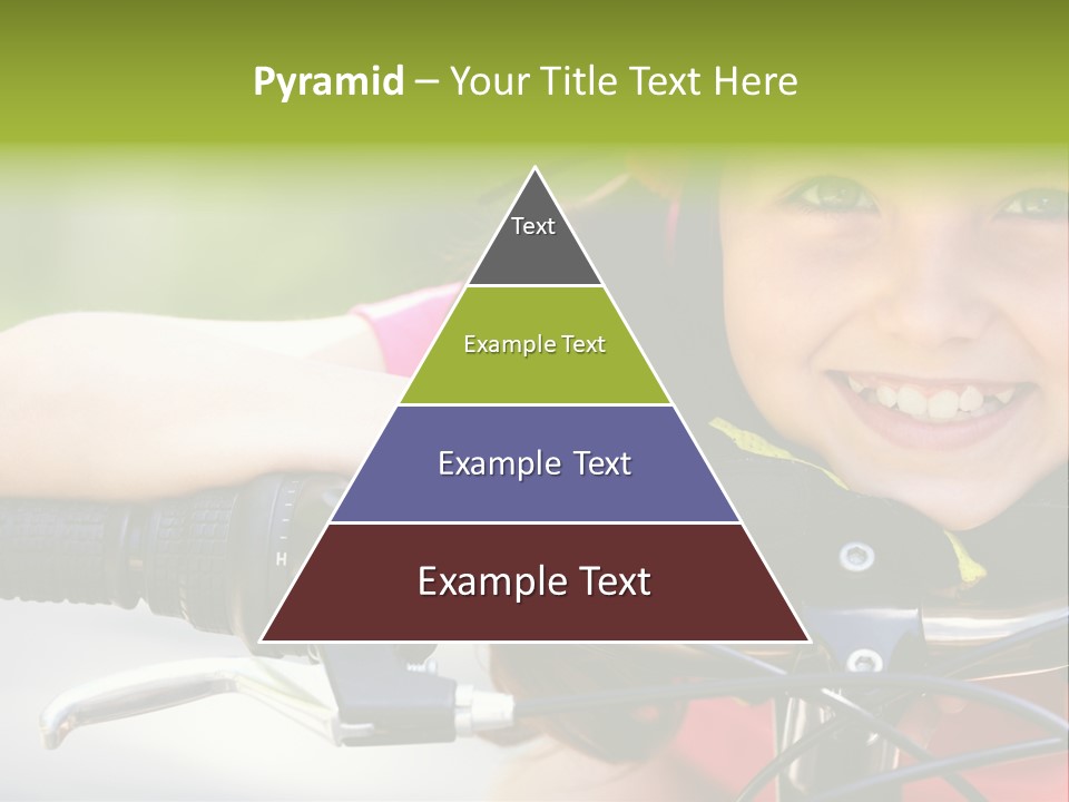 Person Young Cycle PowerPoint Template