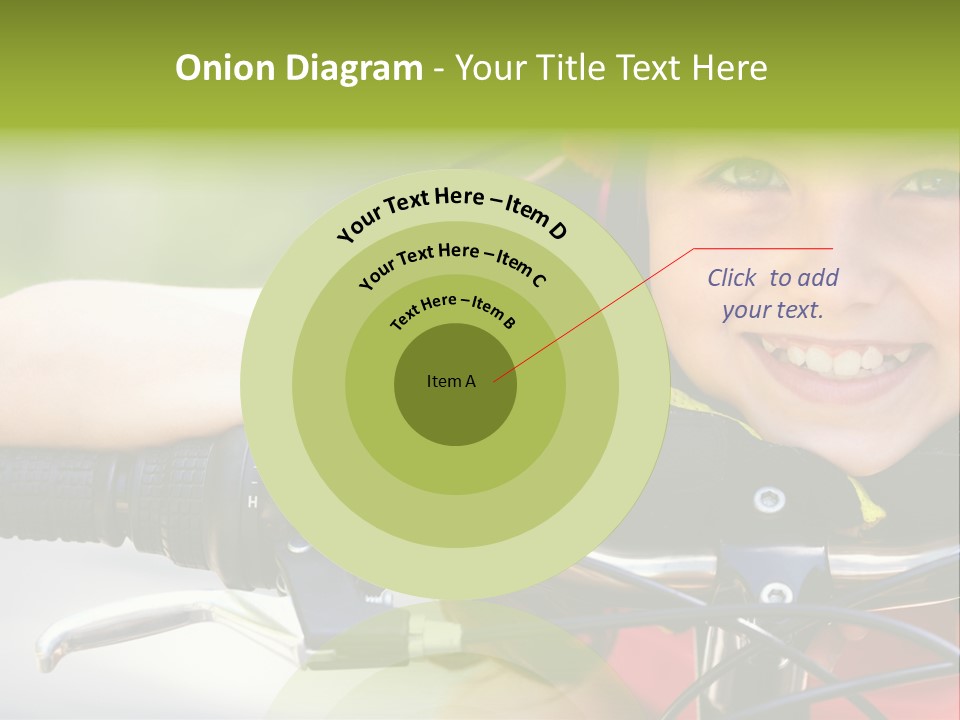 Person Young Cycle PowerPoint Template