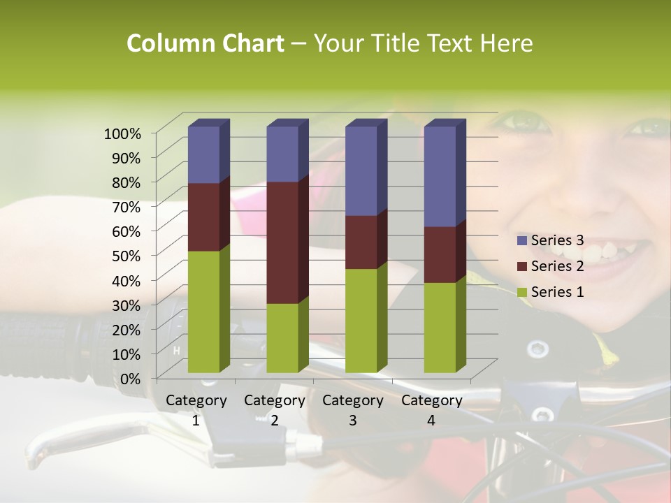 Person Young Cycle PowerPoint Template