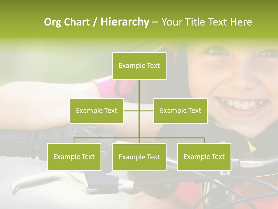 Person Young Cycle PowerPoint Template
