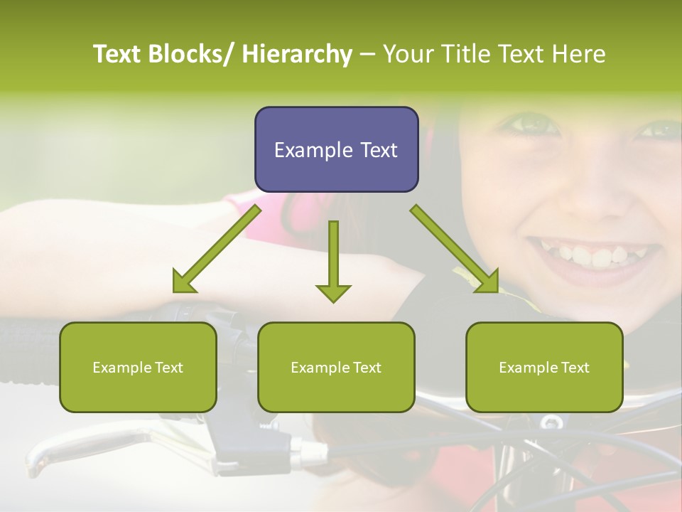 Person Young Cycle PowerPoint Template