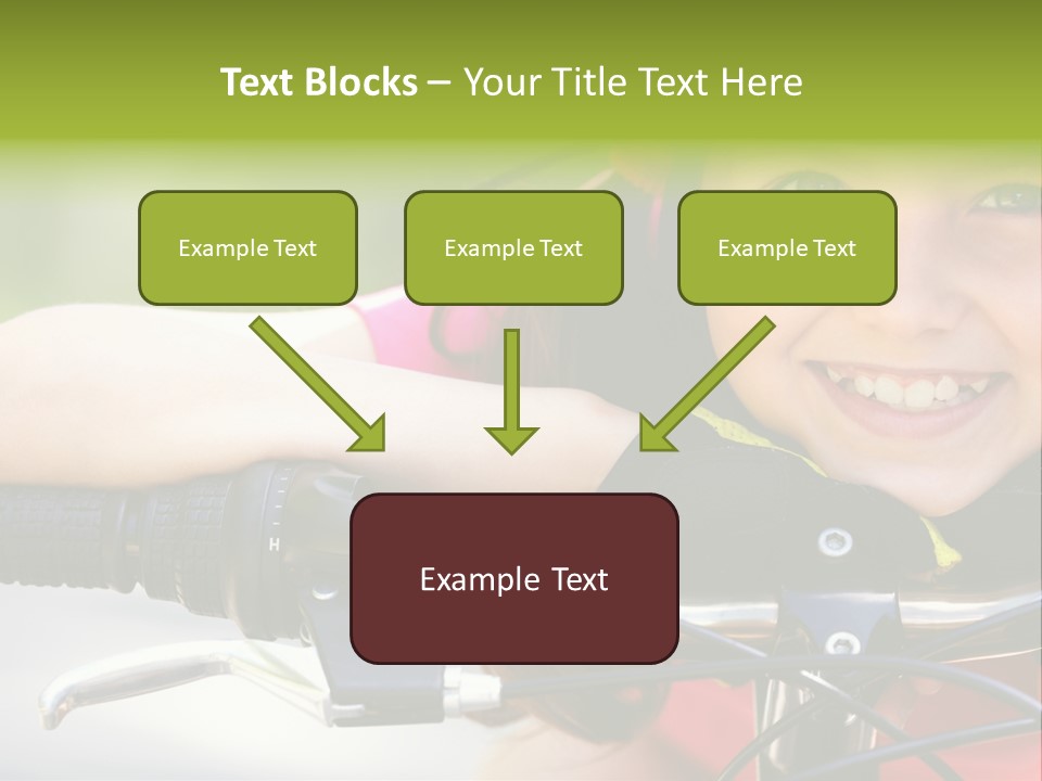 Person Young Cycle PowerPoint Template
