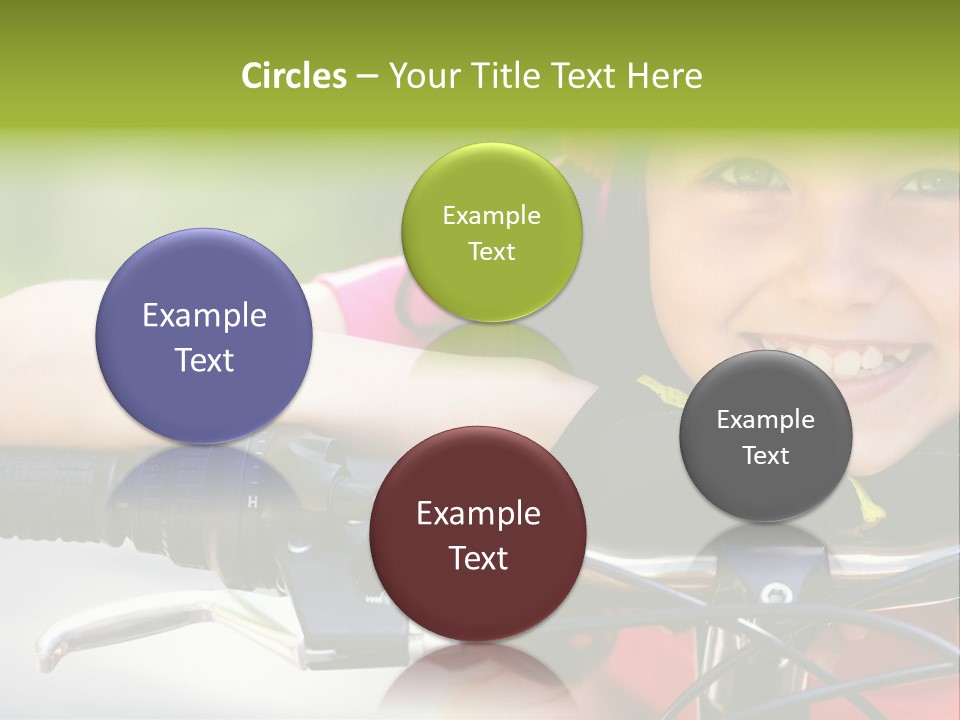 Person Young Cycle PowerPoint Template