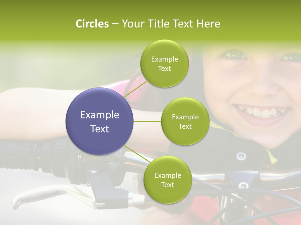 Person Young Cycle PowerPoint Template