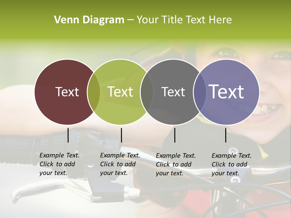 Person Young Cycle PowerPoint Template