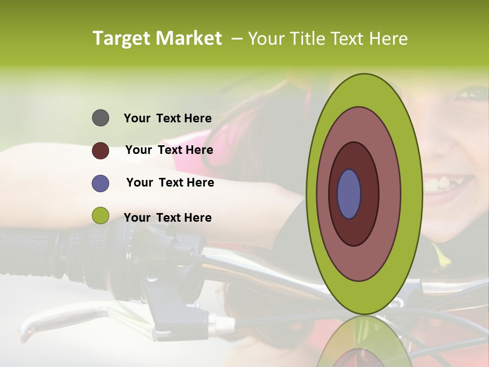 Person Young Cycle PowerPoint Template