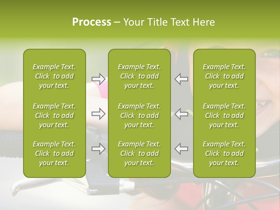 Person Young Cycle PowerPoint Template