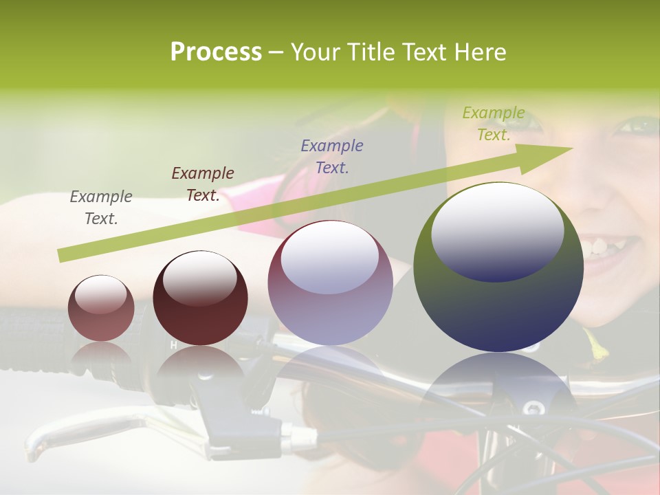 Person Young Cycle PowerPoint Template