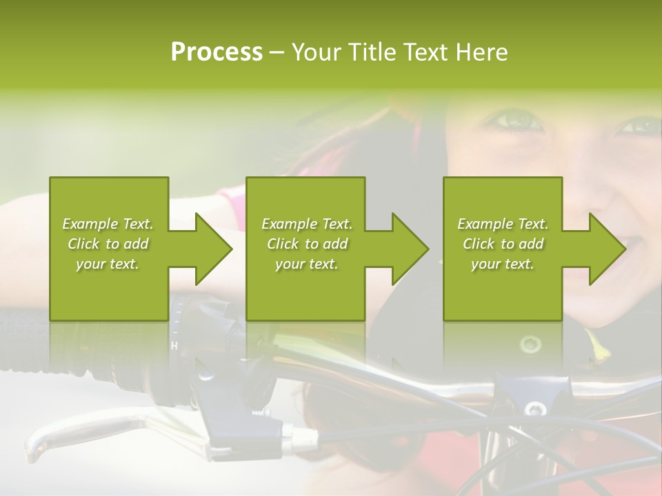 Person Young Cycle PowerPoint Template