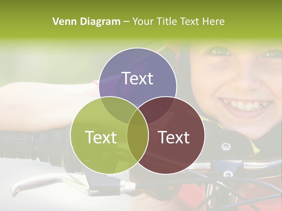 Person Young Cycle PowerPoint Template
