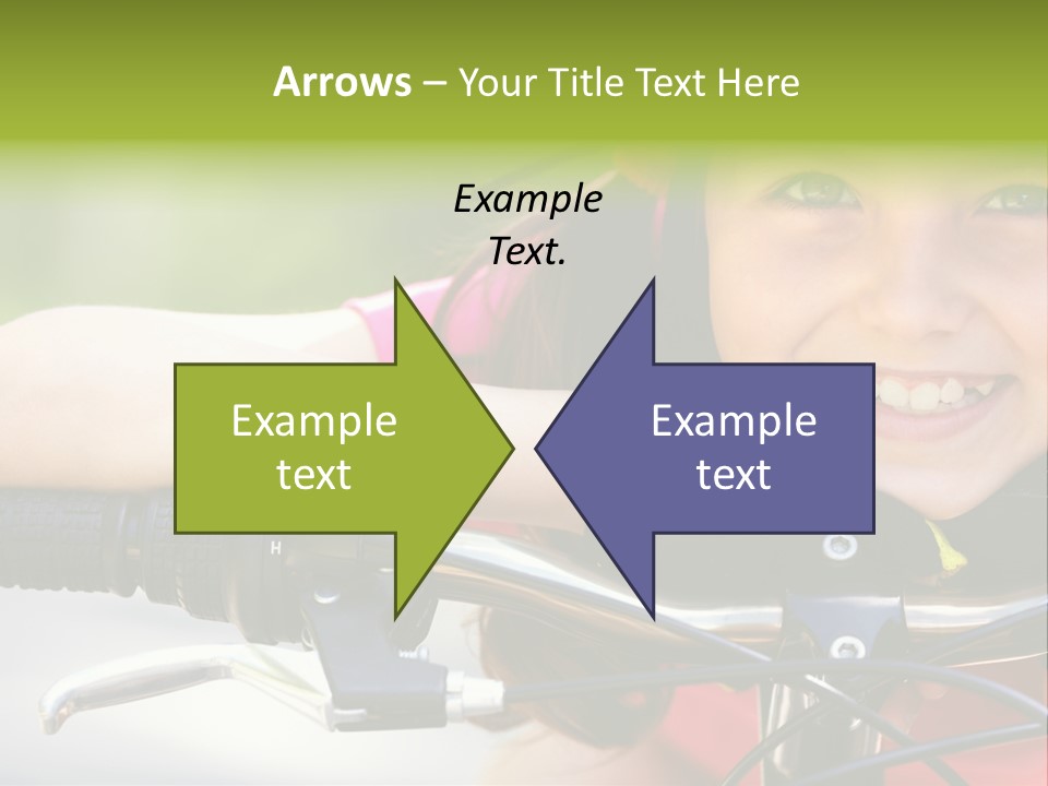 Person Young Cycle PowerPoint Template