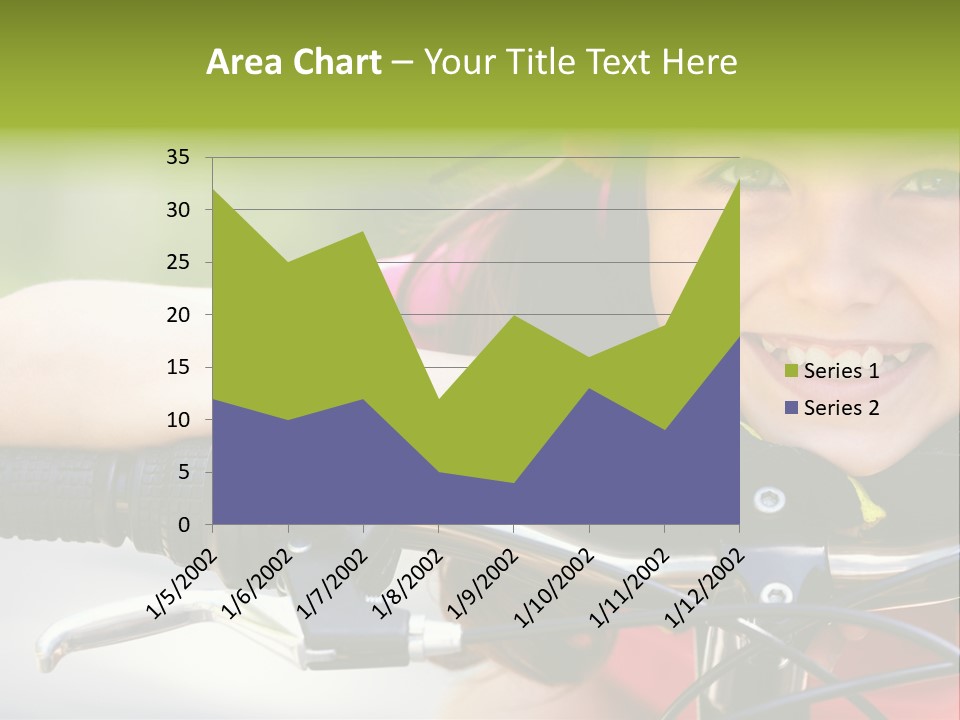 Person Young Cycle PowerPoint Template