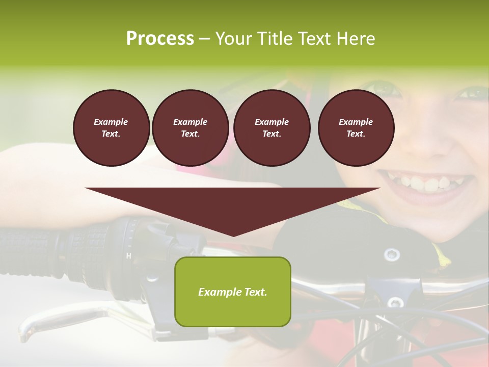 Person Young Cycle PowerPoint Template