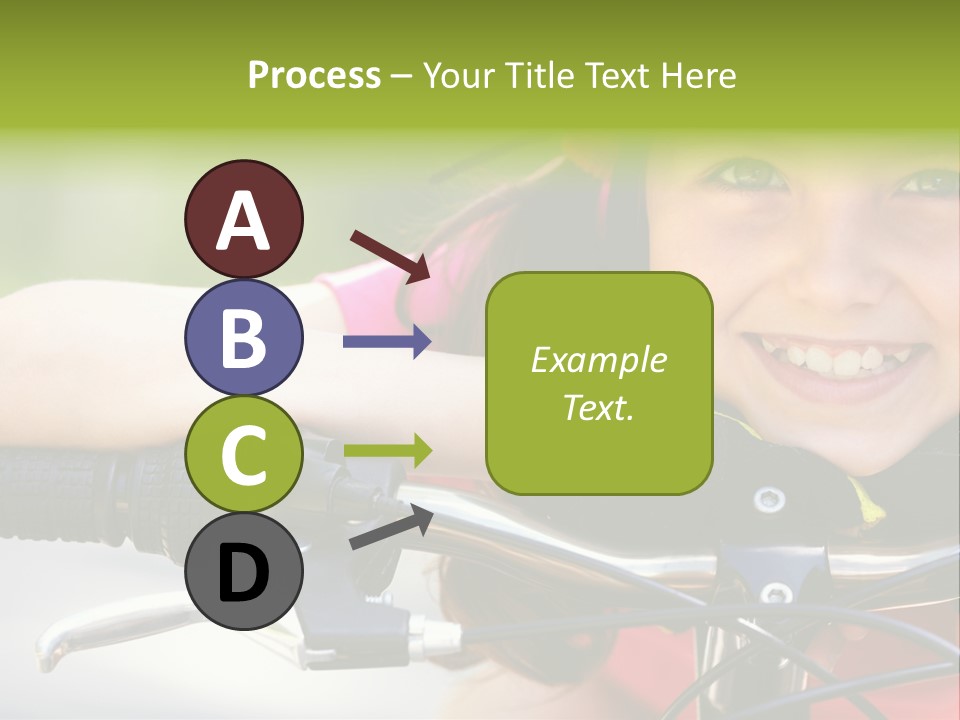 Person Young Cycle PowerPoint Template