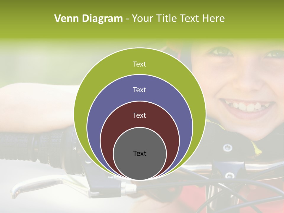 Person Young Cycle PowerPoint Template