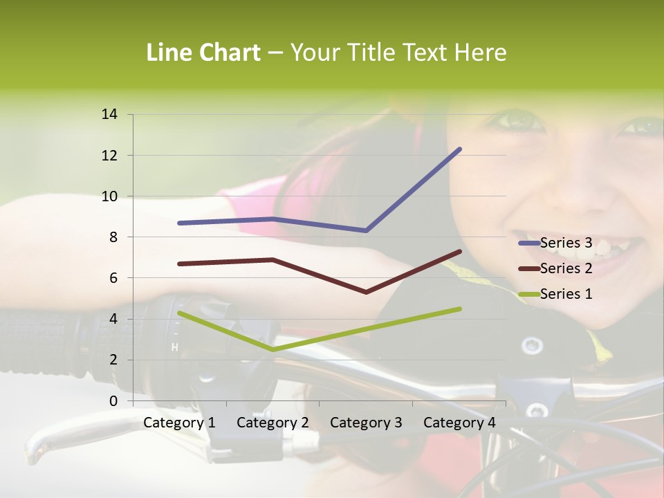 Person Young Cycle PowerPoint Template