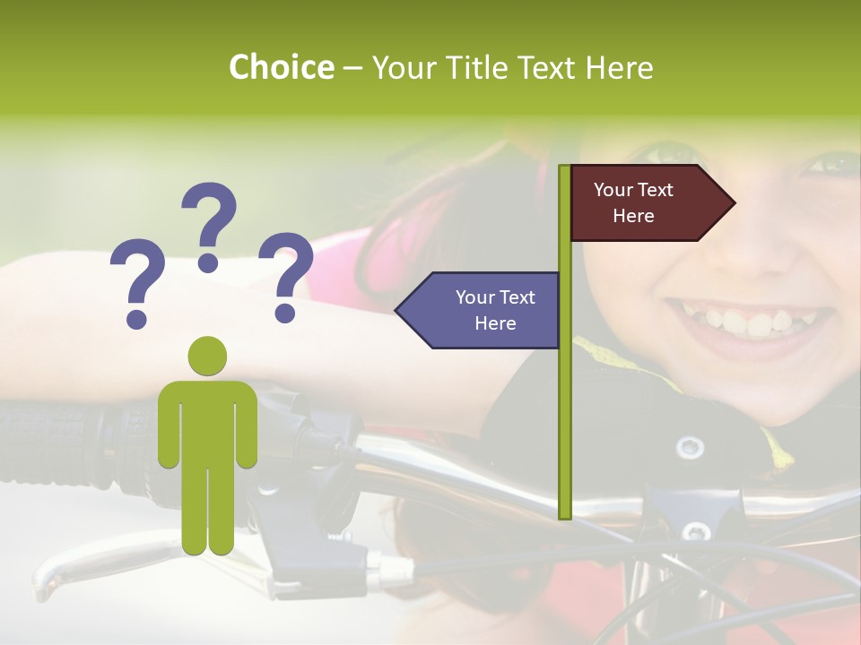 Person Young Cycle PowerPoint Template