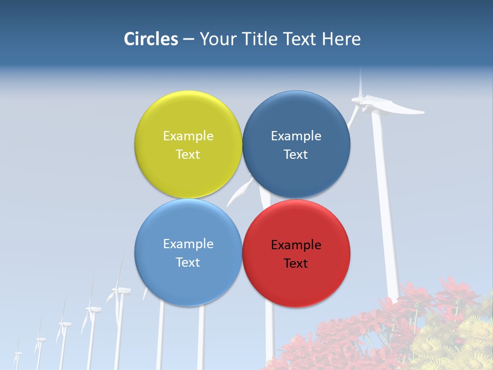Fields Eolienne Wind PowerPoint Template