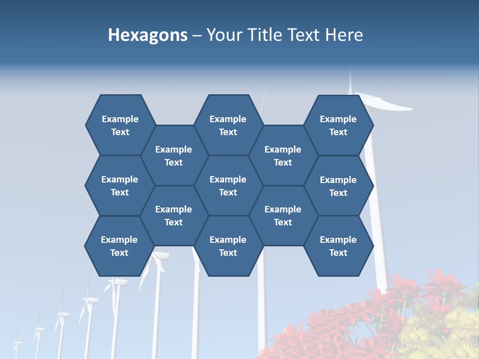 Fields Eolienne Wind PowerPoint Template