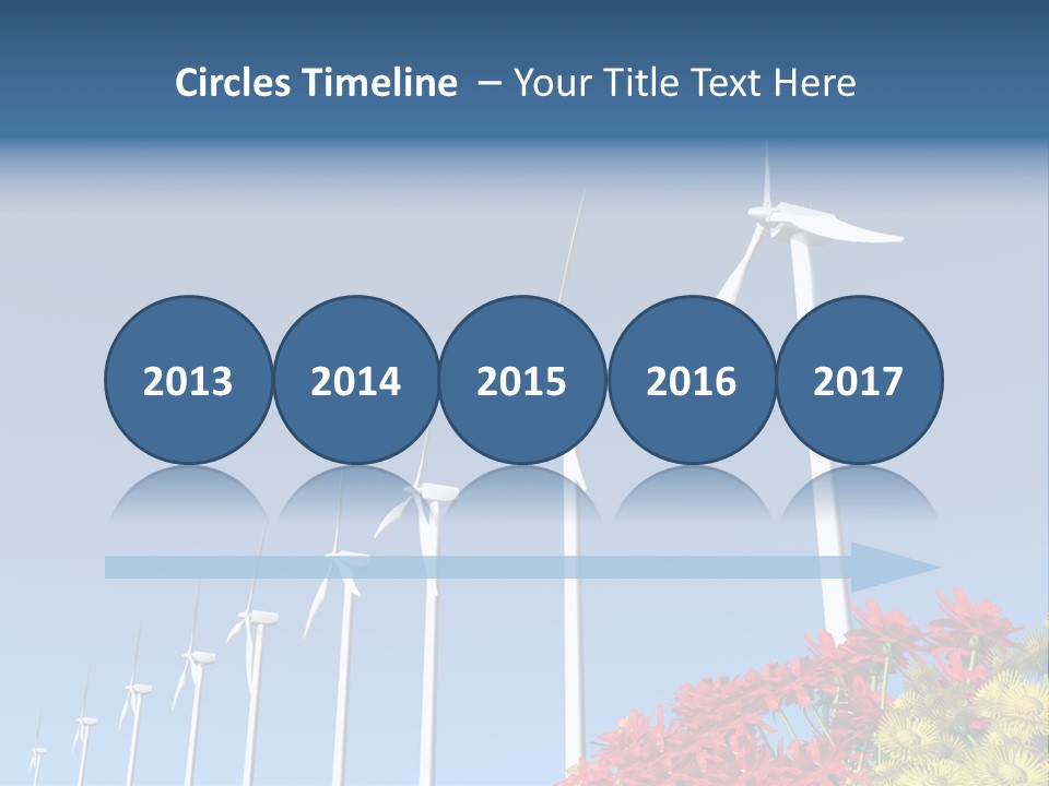 Fields Eolienne Wind PowerPoint Template